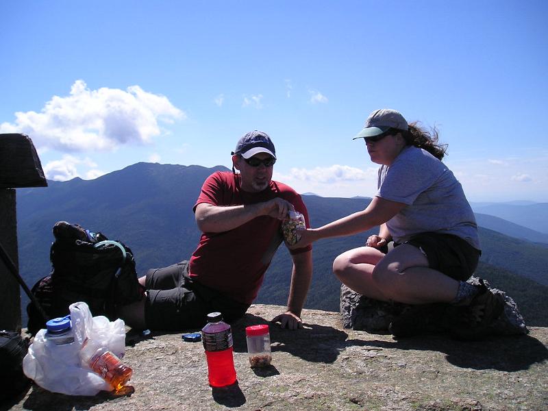 Mt_Garfield 021.JPG - There aren't many better places to have a lunch break.